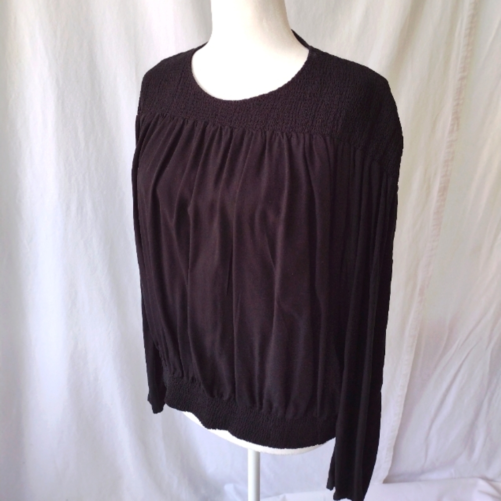 Uniqlo Peasant Top Size Large - Picture 1 of 4